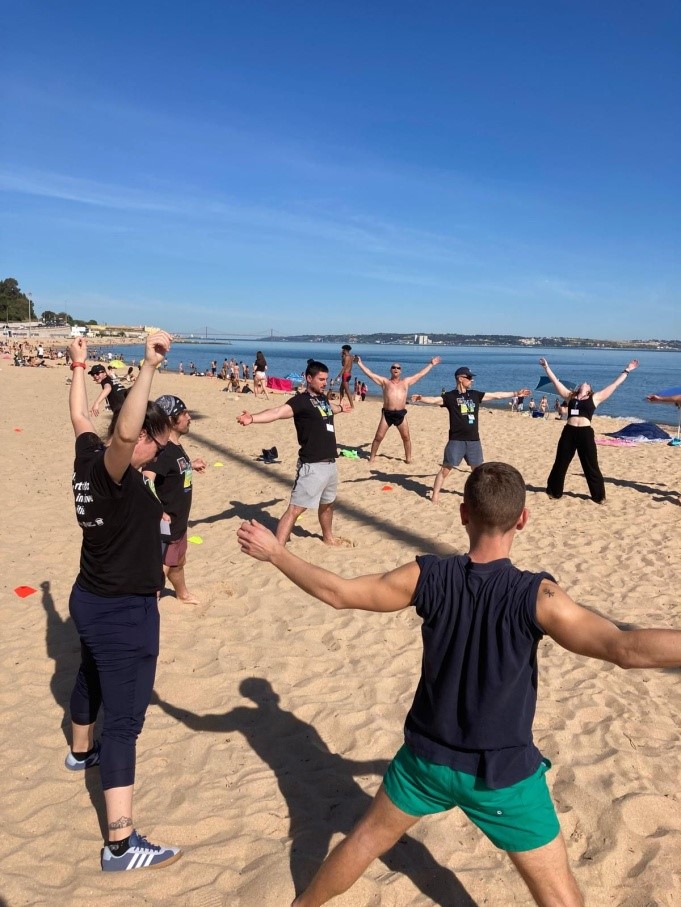 You are currently viewing KATSURA training on the beach with international participants